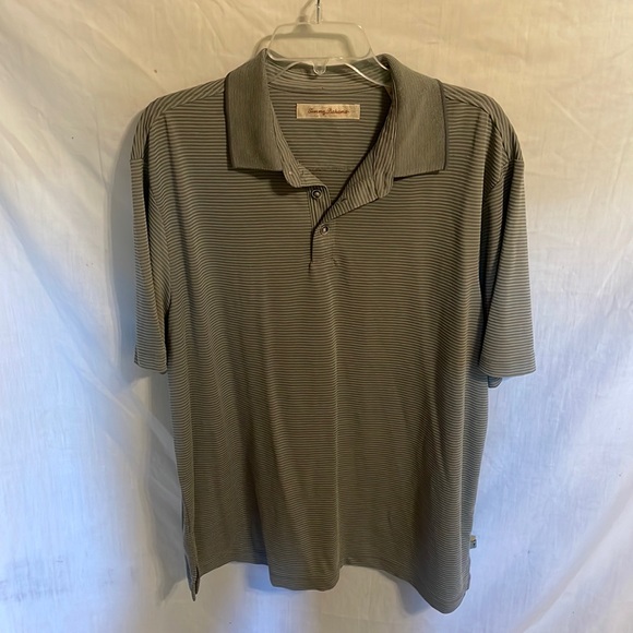 Tommy Bahama Other - Tommy Bahama Men’s Gray Polo Sport Shirt Size Large